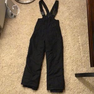 Black Unisex Waterproof Ski Bib Size 8